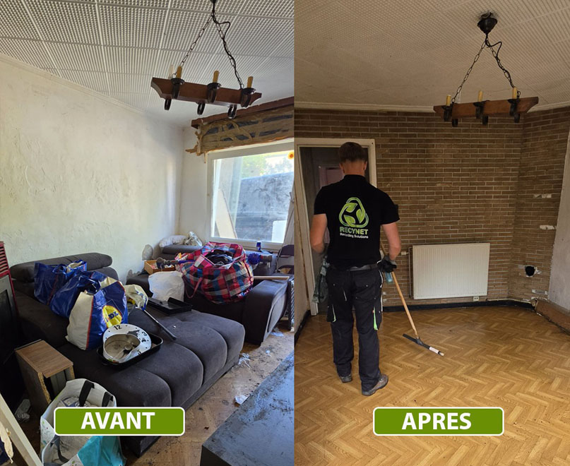 Vide maison, succession et nettoyage de fin de chantier en Belgique